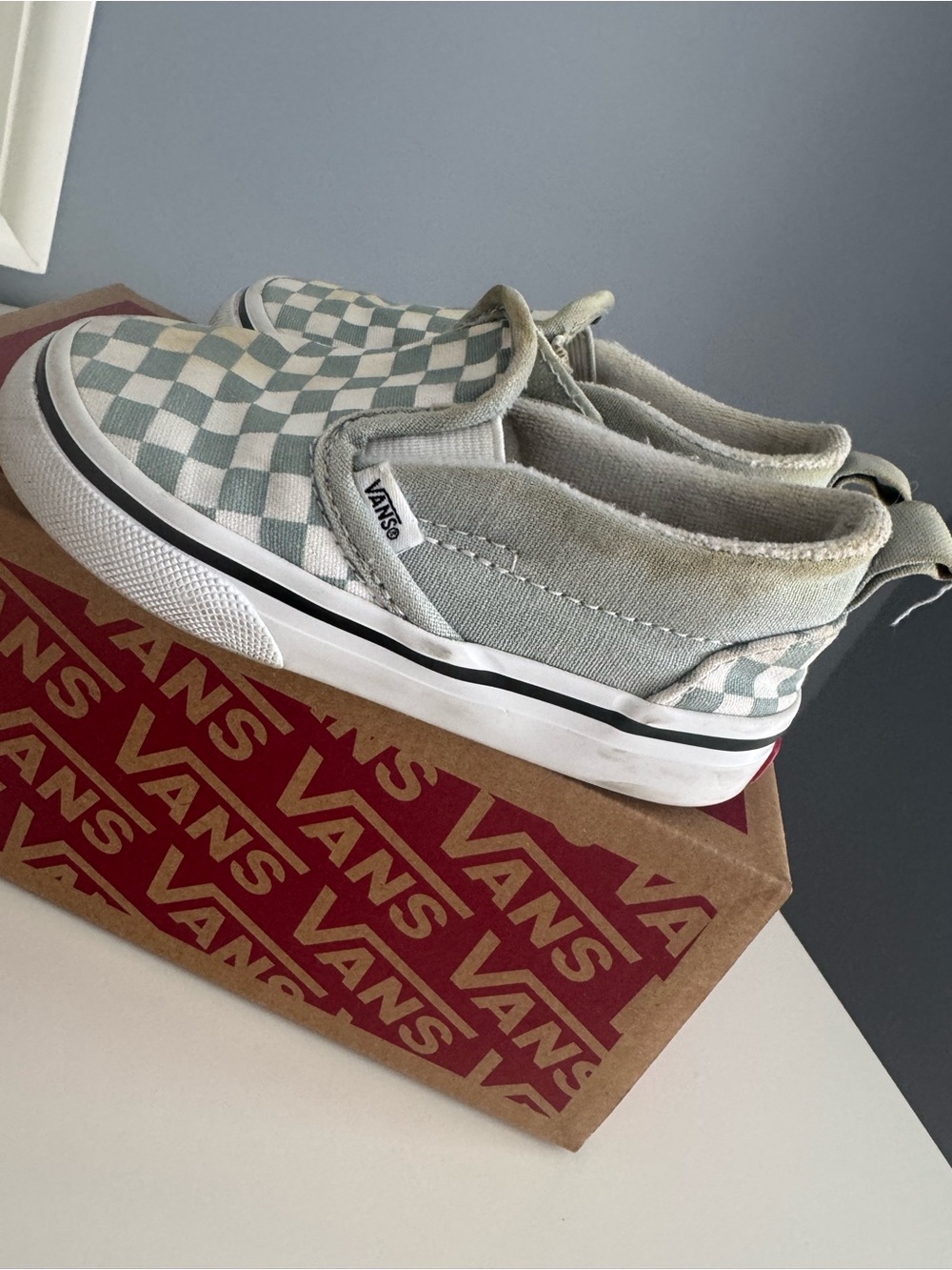 Vans Slip-On V Checkerboard Toddler 7